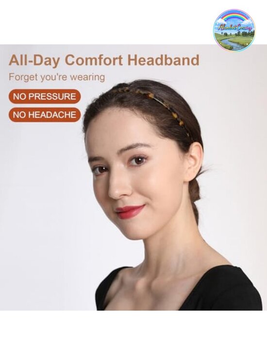 Acetate No Pressure Headband for Eyewear, Thin Fashion Hairband One Size main image 5